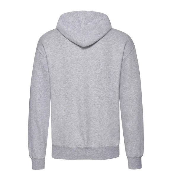 Classic 80/20 Hooded Sweatshirt - Fruit of the Loom pull over Hoodie/Jumper - Picture 3 of 6